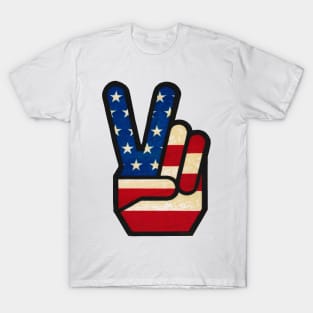 Vintage Peace in America T-Shirt